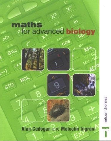 Tapa de Maths for advanced biology