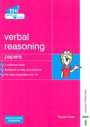 Tapa de 11+ Personal Tutor Verbal Reasoning Papers (Multiple Choice Version)