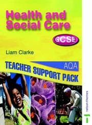 Tapa de Health and Social Care GCSE Teacher Support Pack AQA (Health & Social Care)