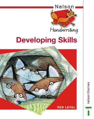 Tapa de Nelson Handwriting Developing Skills Book Red Level