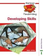 Tapa de Nelson Handwriting Developing Skills Book Red Level