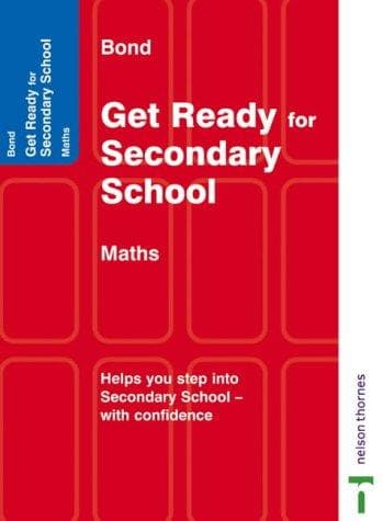 Tapa de Bond Get Ready for Secondary School