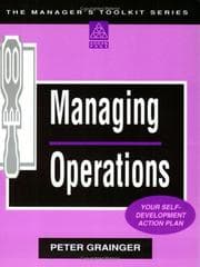 Tapa de Managing Operations (Manager's Toolkit Series)