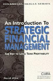 Tapa de An Introduction to Strategic Financial Management (CIMA Financial Skills Series)