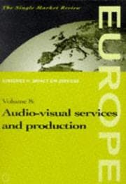 Tapa de Audio-Visual Services and Production (Impact on Services , Vol 2-8)