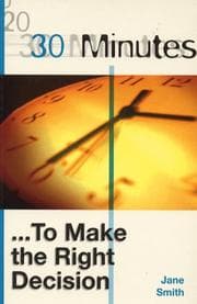 Tapa de 30 Minutes to Make the Right Decision (30 Minutes Series)