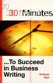 Tapa de 30 minutes - to succeed in business writing