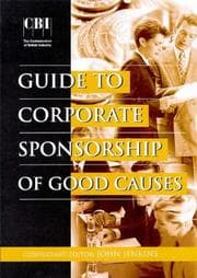 Tapa de CBI Guide to Corporate Sponsorship of Good Causes