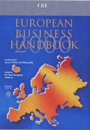 Tapa de European business handbook 2000