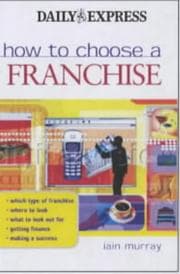 Tapa de How to Choose a Franchise
