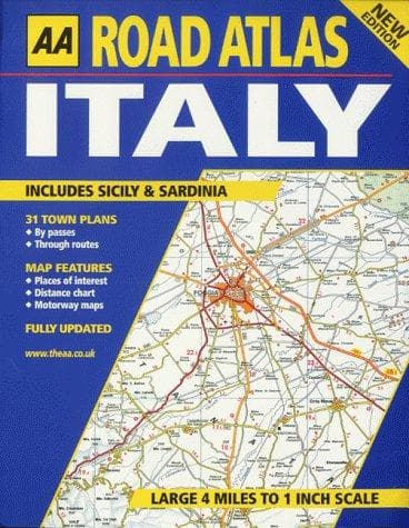 Tapa de Road Atlas Italy