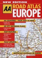 Tapa de Road Atlas Europe