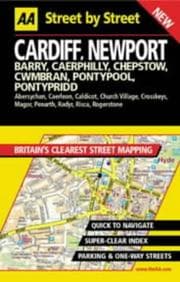 Tapa de Cardiff, Newport (AA Street by Street Atlases)