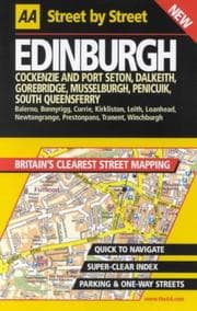 Tapa de AA Street by Street: Edinburgh, Cockenzie and Port Seton, Dalkeith, Gorebridge,