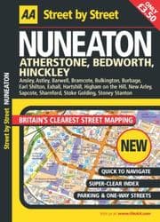 Tapa de AA Street by Street: Nuneaton