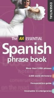 Tapa de The AA essential Spanish phrase book