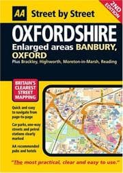 Tapa de AA Street by Street Oxfordshire: Enlarged Areas