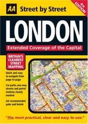 Tapa de AA Street by Street London Maxi (AA Street by Street)