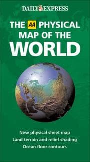 Tapa de The AA Physical Map of the World (Daily Express Maps)