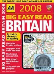 Tapa de AA 2008 Big Easy Read Britain (Aa Atlases)