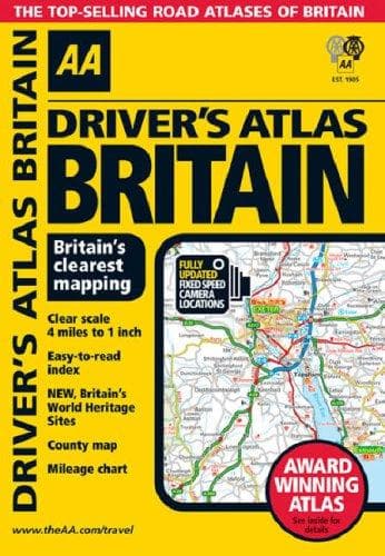 Tapa de AA 2008 Driver's Atlas Britain
