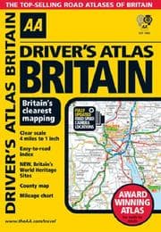 Tapa de AA 2008 Driver's Atlas Britain