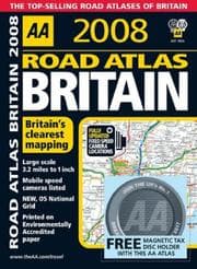 Tapa de AA 2008 Road Atlas Britain