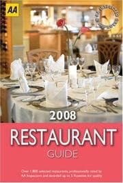 Tapa de Restaurant Guide 2008