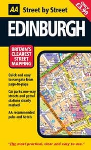 Tapa de AA Street by Street Edinburgh