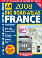 Tapa de AA 2008 Big Road Atlas France