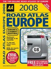 Tapa de AA 2008 Road Atlas Europe (Aa Atlases)