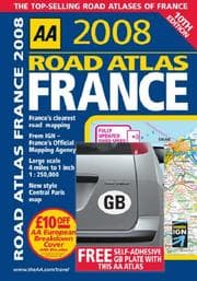 Tapa de AA 2008 Road Atlas France