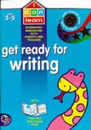 Tapa de Get Ready for Writing (I Can Learn: New Series)