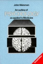 Tapa de An outline of psychology as applied to medicine