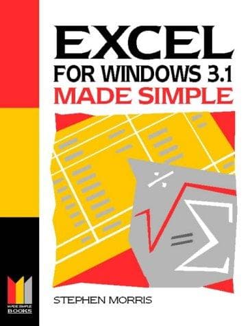 Tapa de Excel for Windows 3.1 Made Simple