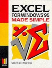 Tapa de Excel for Windows 95 Made Simple