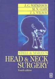 Tapa de Stell and Maran's head and neck surgery