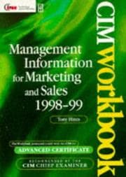 Tapa de Management Information for Marketing and Sales