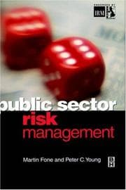 Tapa de Public sector risk management
