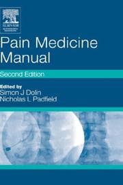 Tapa de Pain medicine manual