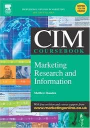 Tapa de CIM Coursebook 04/05 Marketing Research and Information (CIM Coursebook)