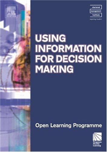 Tapa de Using Information for Decision Making CMIOLP