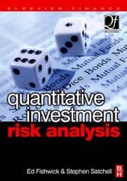 Tapa de Quantitative Investment Risk Analysis