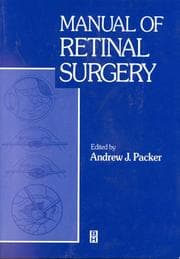 Tapa de Manual of Retinal Surgery