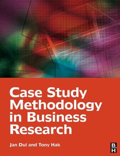 Tapa de Case study methodology in business research