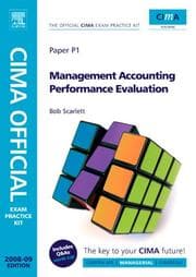 Tapa de CIMA Official Exam Practice Kit Management Accounting Performance Evaluation