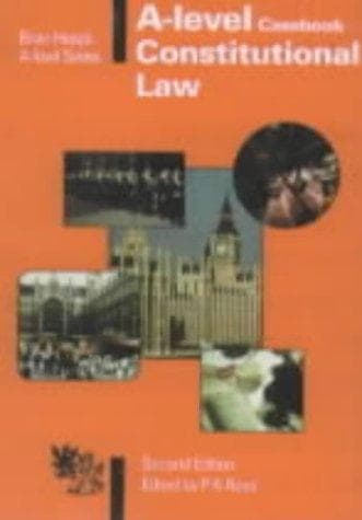 Tapa de A-level Constitutional Law