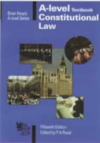 Tapa de A-level Constitutional Law ('A' Level S.)