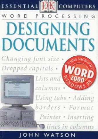 Tapa de Designing Documents (Essential Computers)
