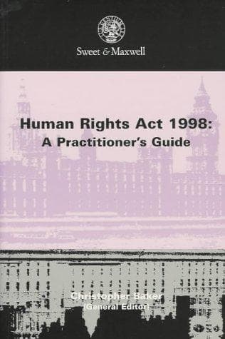 Tapa de The Human Rights Act 1998